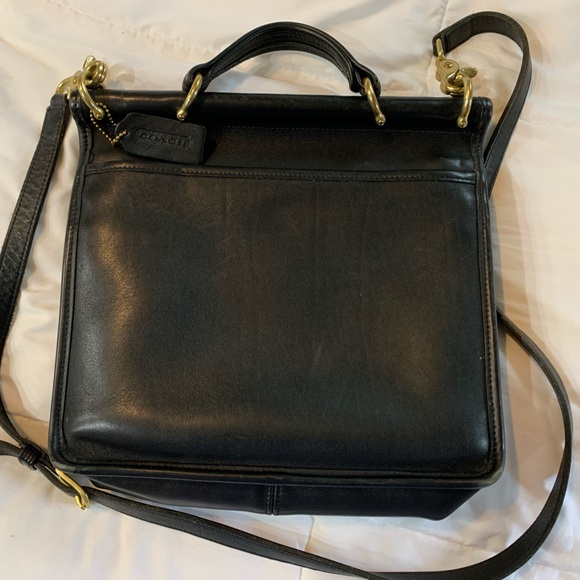 Coach Willis 9927 Messenger Crossbody Bag with Hang Tag Fob Rare - Picture 5 of 11